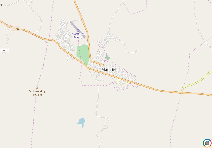 Map location of Matatiele
